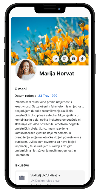 slika koja opisuje naslov: Ne trebaš životopis